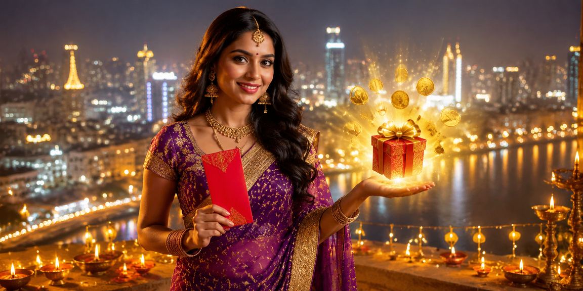Diwali festival VIP bonus promotion at Bangalore MG Road