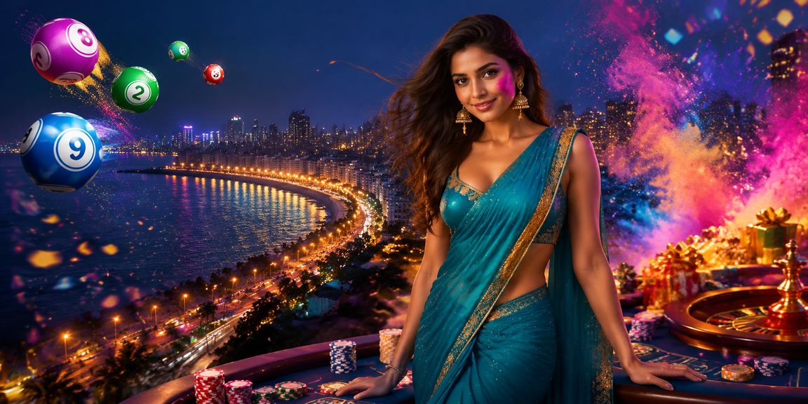 Mumbai marine drive lottery game scene